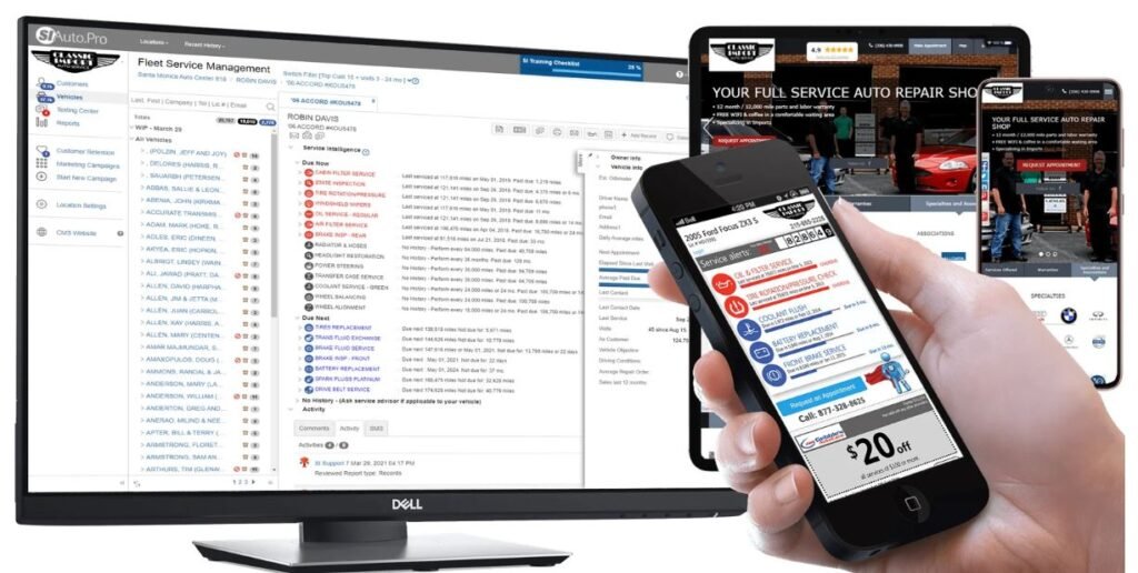 smart CRM for auto repair