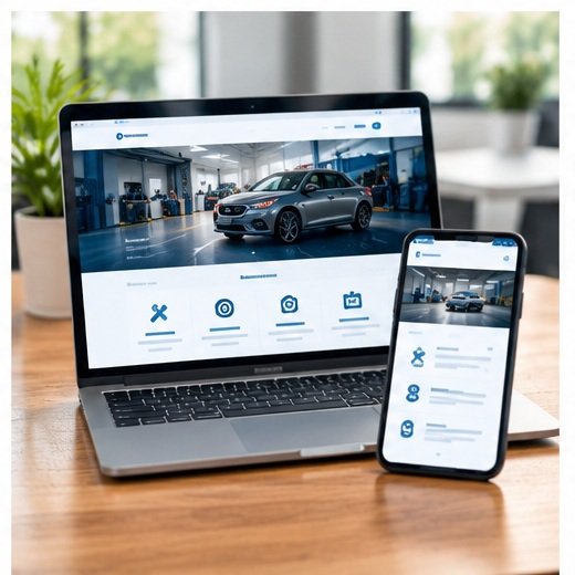 auto repair website conversion